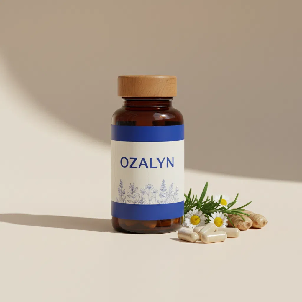 Ozalyn kosttillskott, 90 kapslar, vit burk med lila etikett
